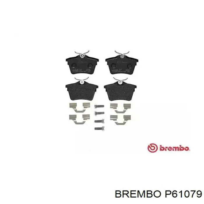 Задние тормозные колодки P61079 Brembo