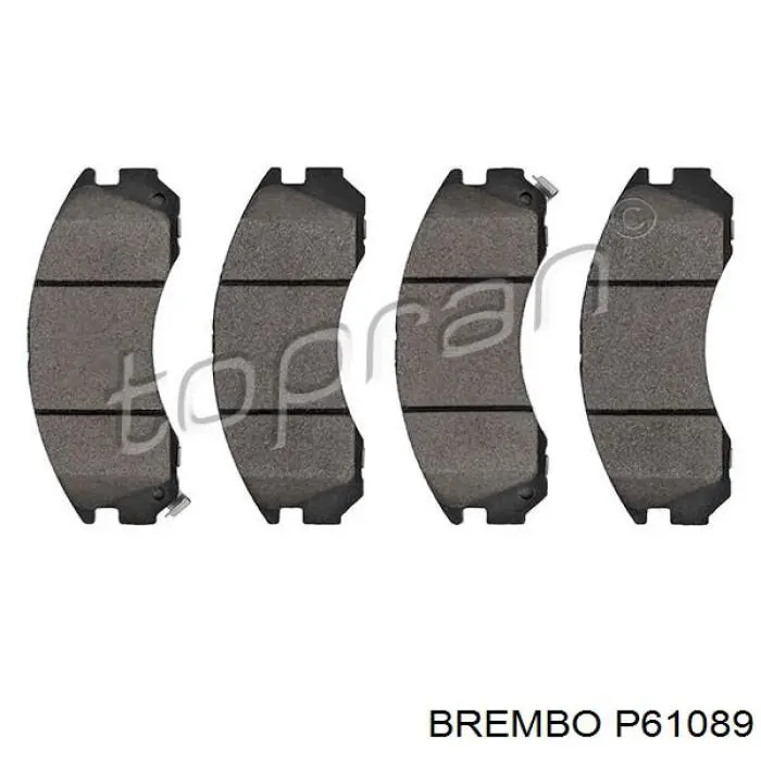 Купить P61089 Brembo Колодки тормозные