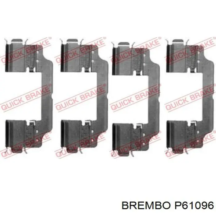 Передние тормозные колодки P61096 Brembo