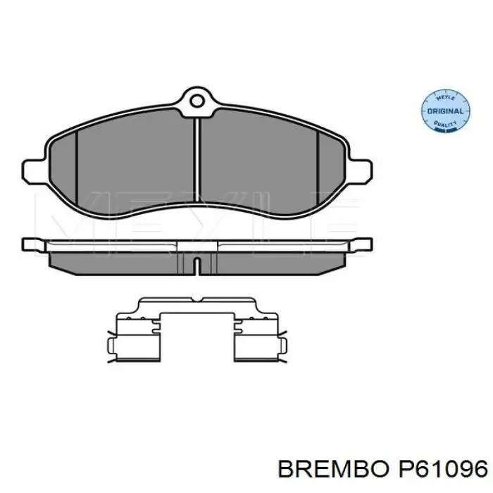 Передние тормозные колодки P61096 Brembo