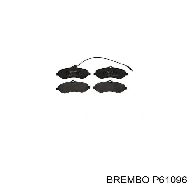 Pastillas de freno delanteras P61096 Brembo