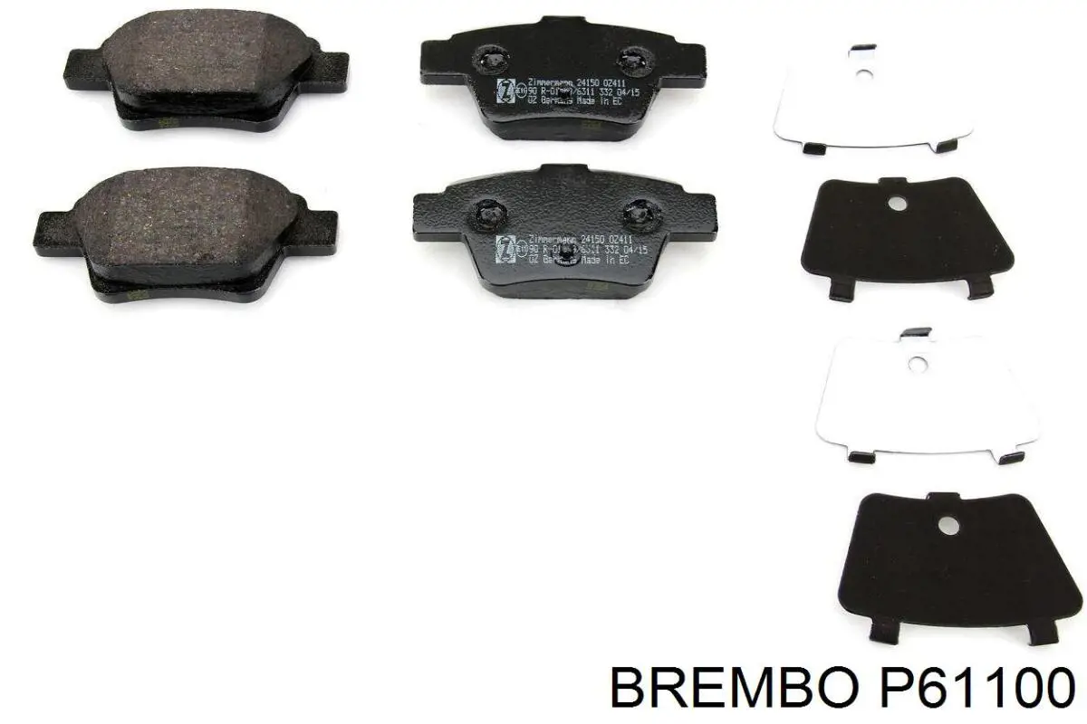 Задние тормозные колодки P61100 Brembo