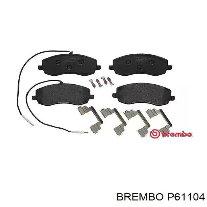 Передние тормозные колодки P61104 Brembo