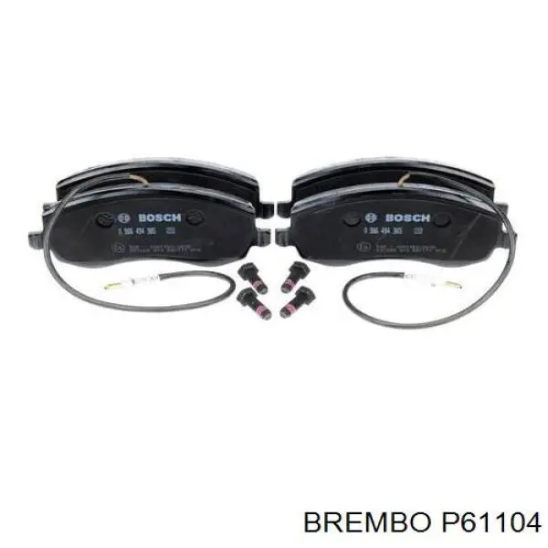 Передние тормозные колодки P61104 Brembo