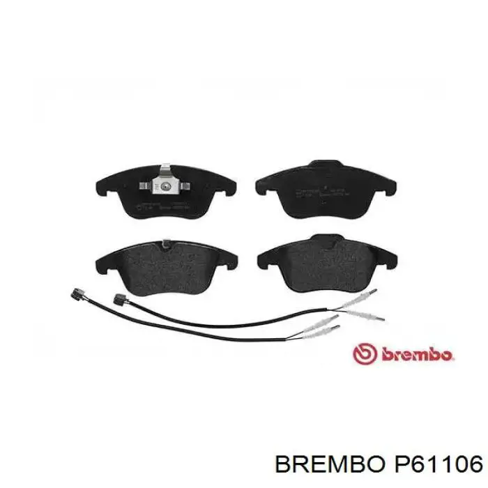 Передние тормозные колодки P61106 Brembo