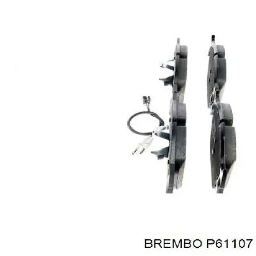 Купить P61107 Brembo Колодки тормозные