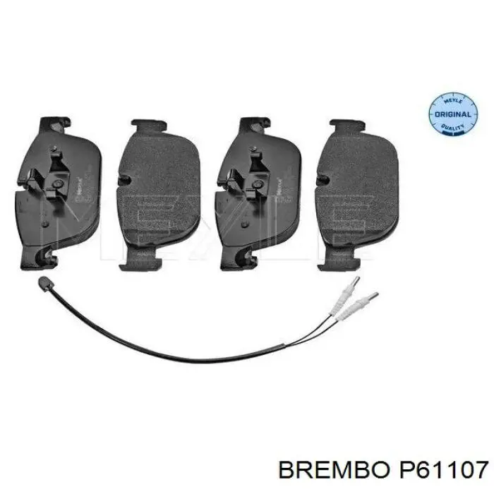 Передние тормозные колодки P61107 Brembo
