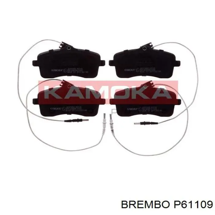 Тормозные колодки Brembo P61109