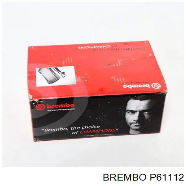 Купить P61112 Brembo Колодки тормозные
