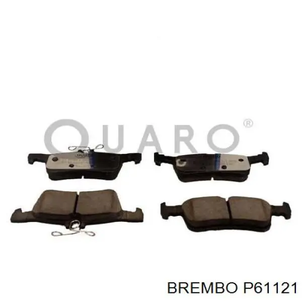 P61121 Brembo Колодки тормозные дисковые комплект