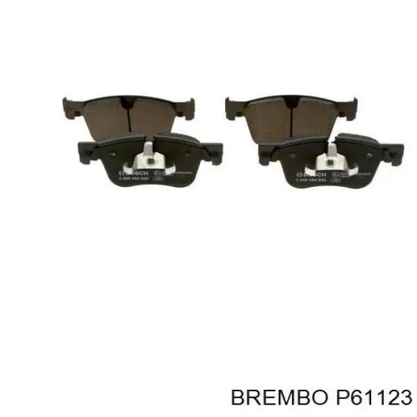 Pastillas de freno delanteras P61123 Brembo