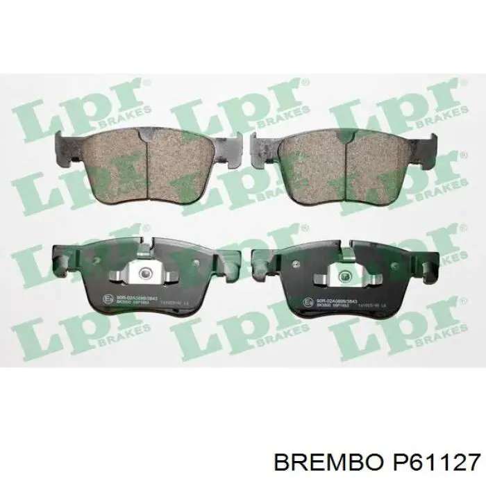 Передние тормозные колодки P61127 Brembo