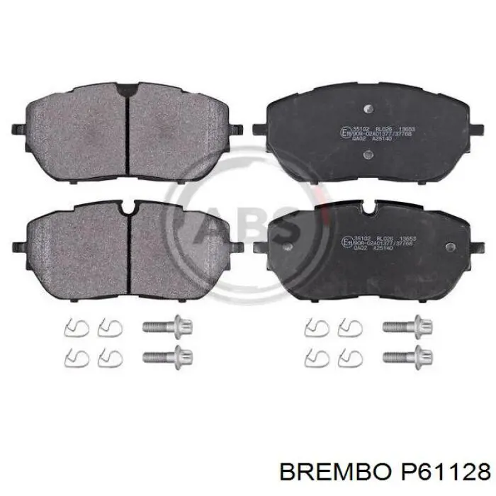 Передние тормозные колодки P61128 Brembo