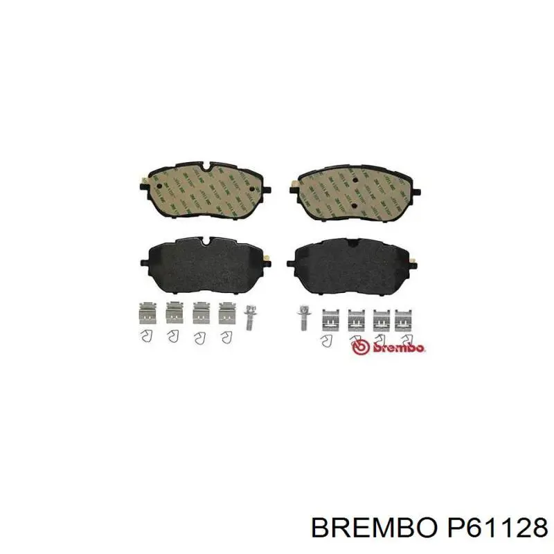Купить P61128 Brembo Колодки тормозные