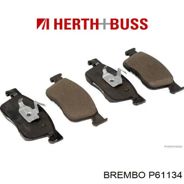 P61134 Brembo Колодки передние