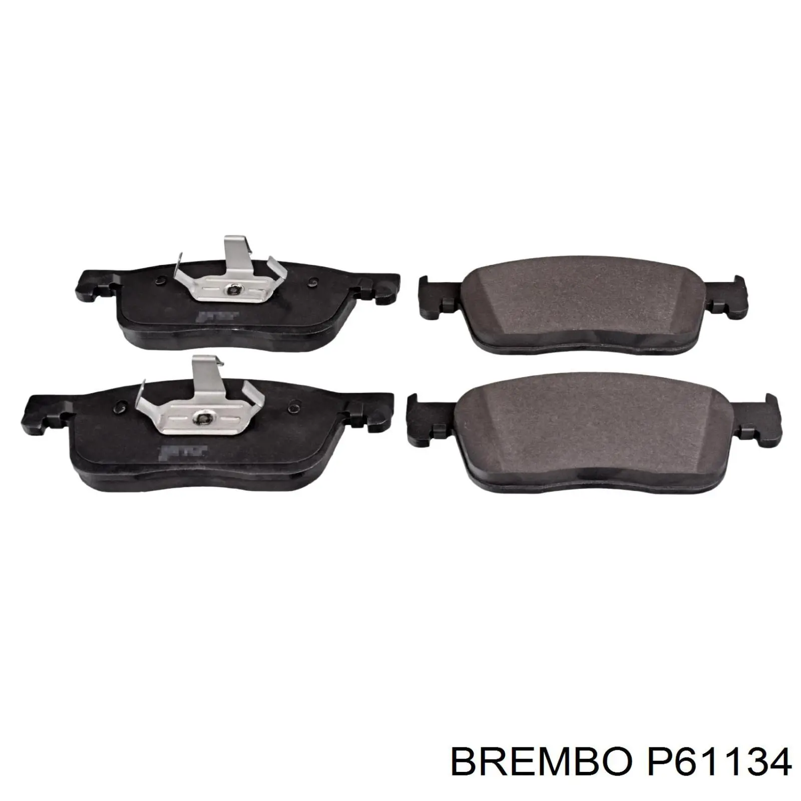 Купить P61134 Brembo Колодки тормозные