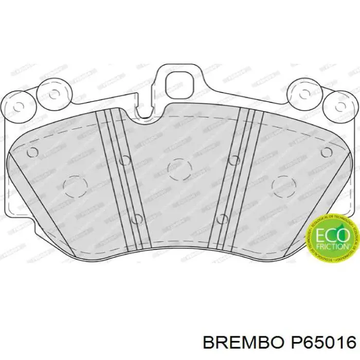 Передние тормозные колодки P65016 Brembo