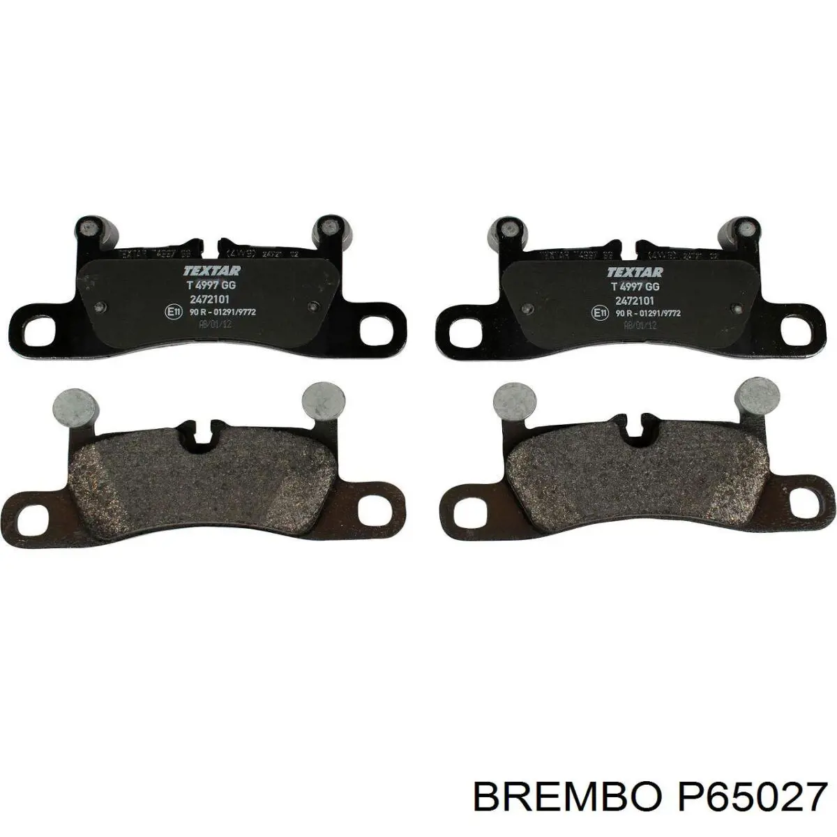 Задние дисковые колодки Brembo P65027