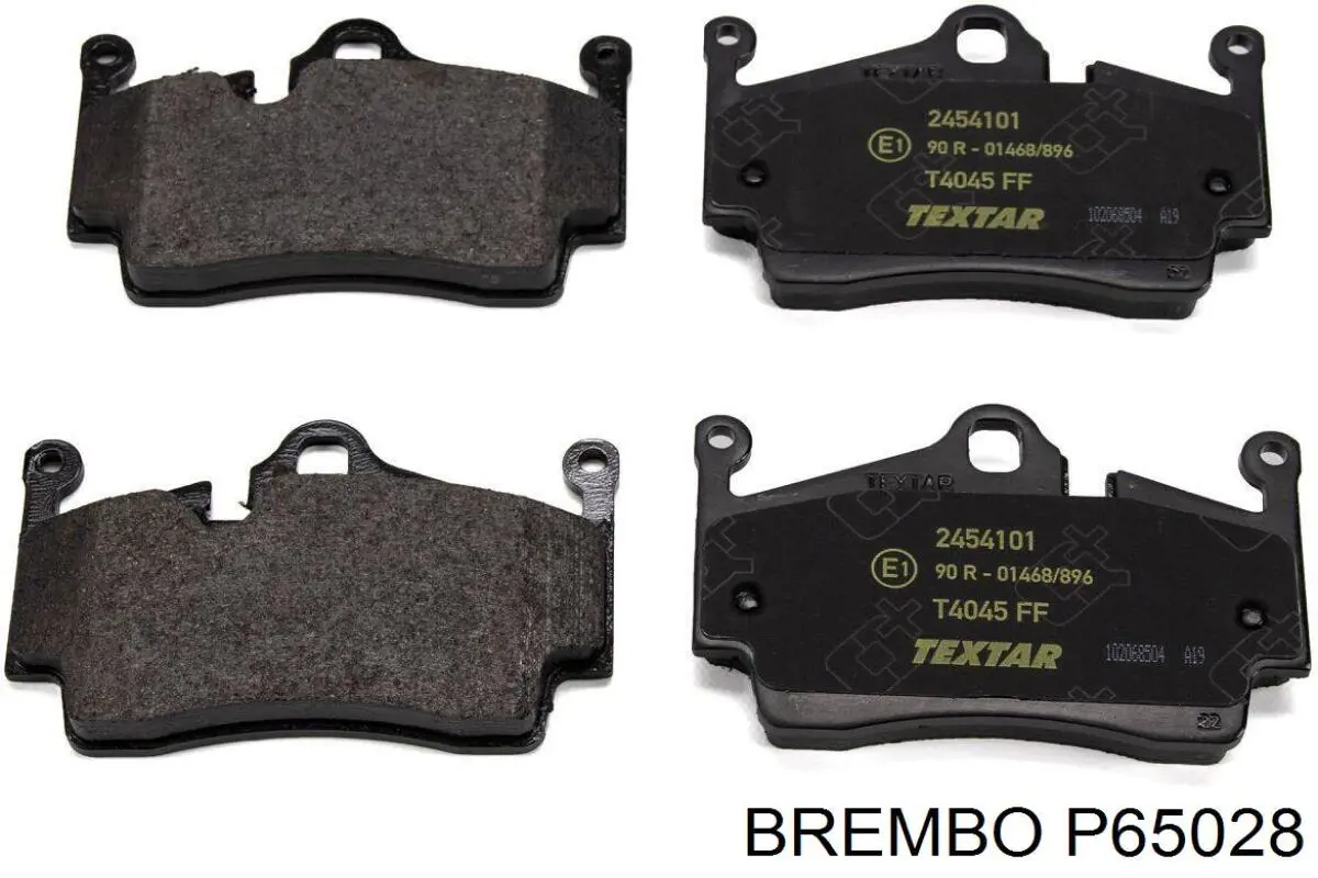 Купить P65028 Brembo Колодки тормозные задние, дисковые
