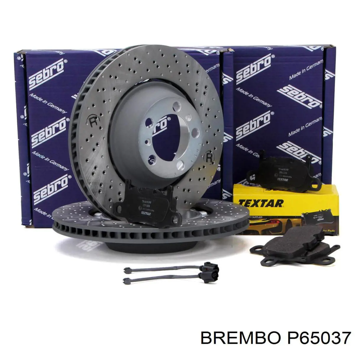 Задние тормозные колодки P65037 Brembo