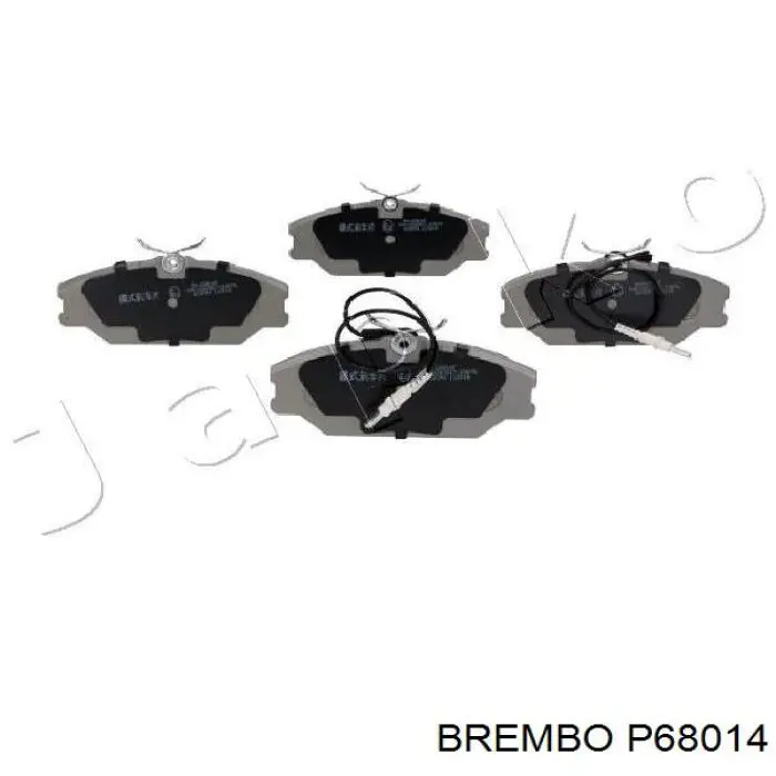 Колодки гальмівні передні, дискові P68014 Brembo