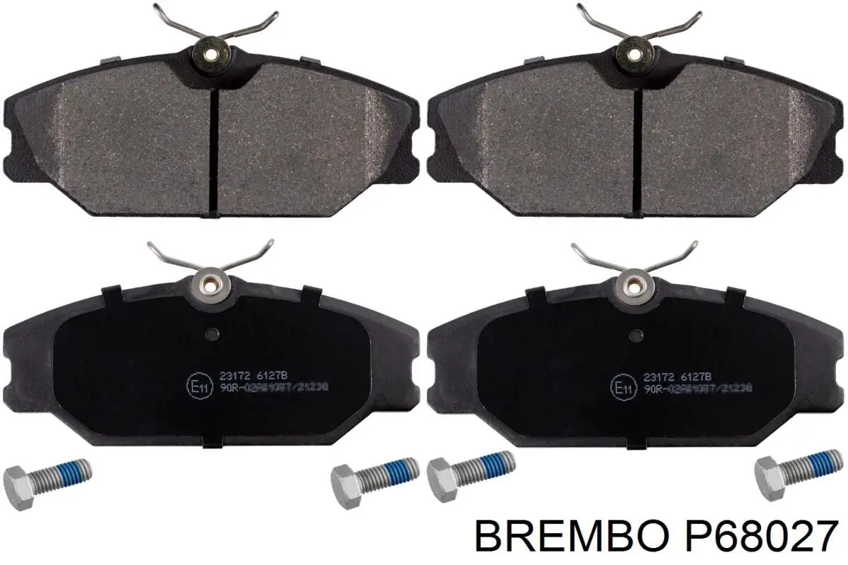 Передние тормозные колодки P68027 Brembo