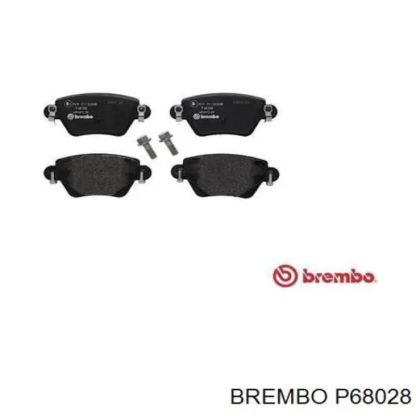 Задние тормозные колодки P68028 Brembo