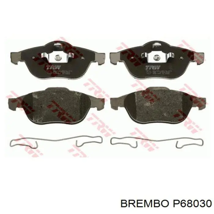 Тормозные колодки Brembo P68030