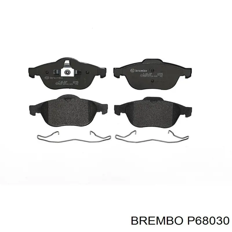 Передние тормозные колодки P68030 Brembo