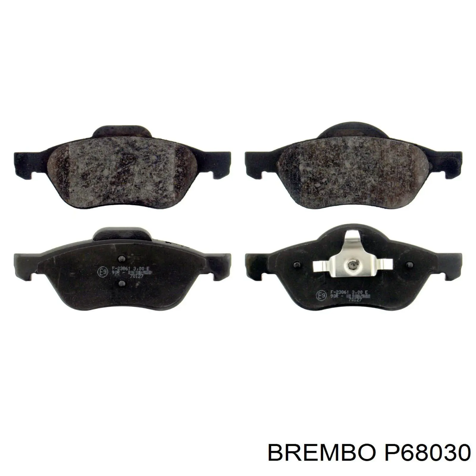 P68030 Brembo Колодки передние