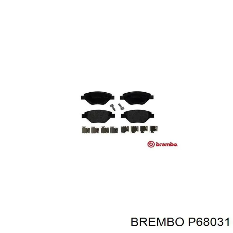 Колодки Brembo P68031 цена, от 28.18 USD