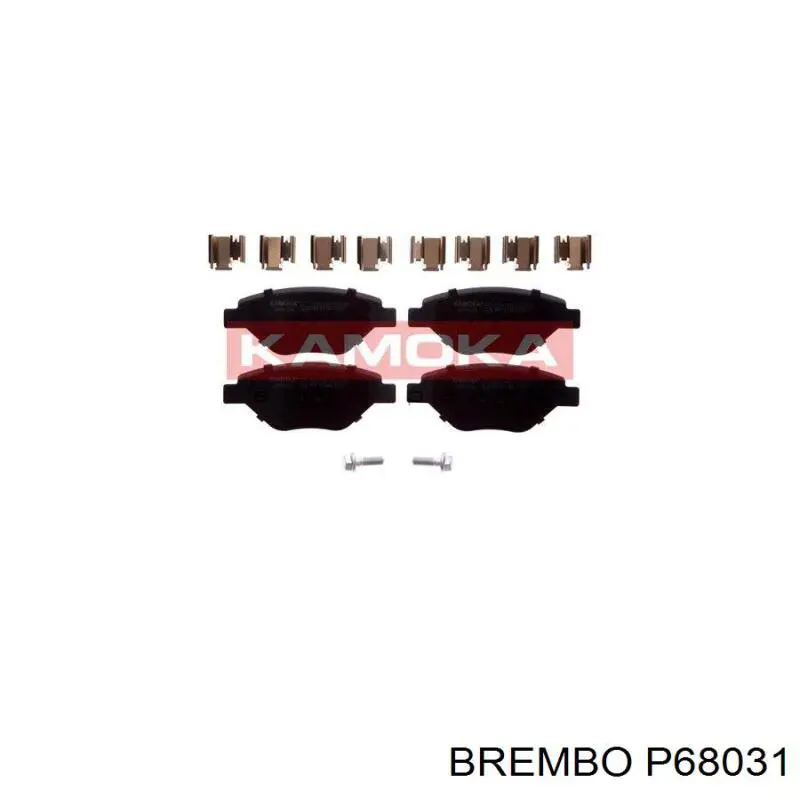 Купить P68031 Brembo Колодки тормозные