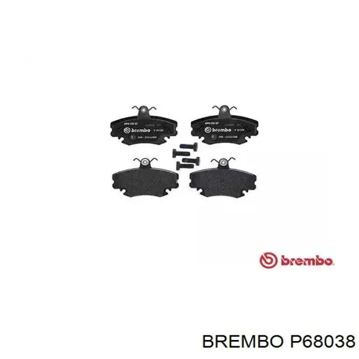 P68038 Brembo передние тормозные колодки