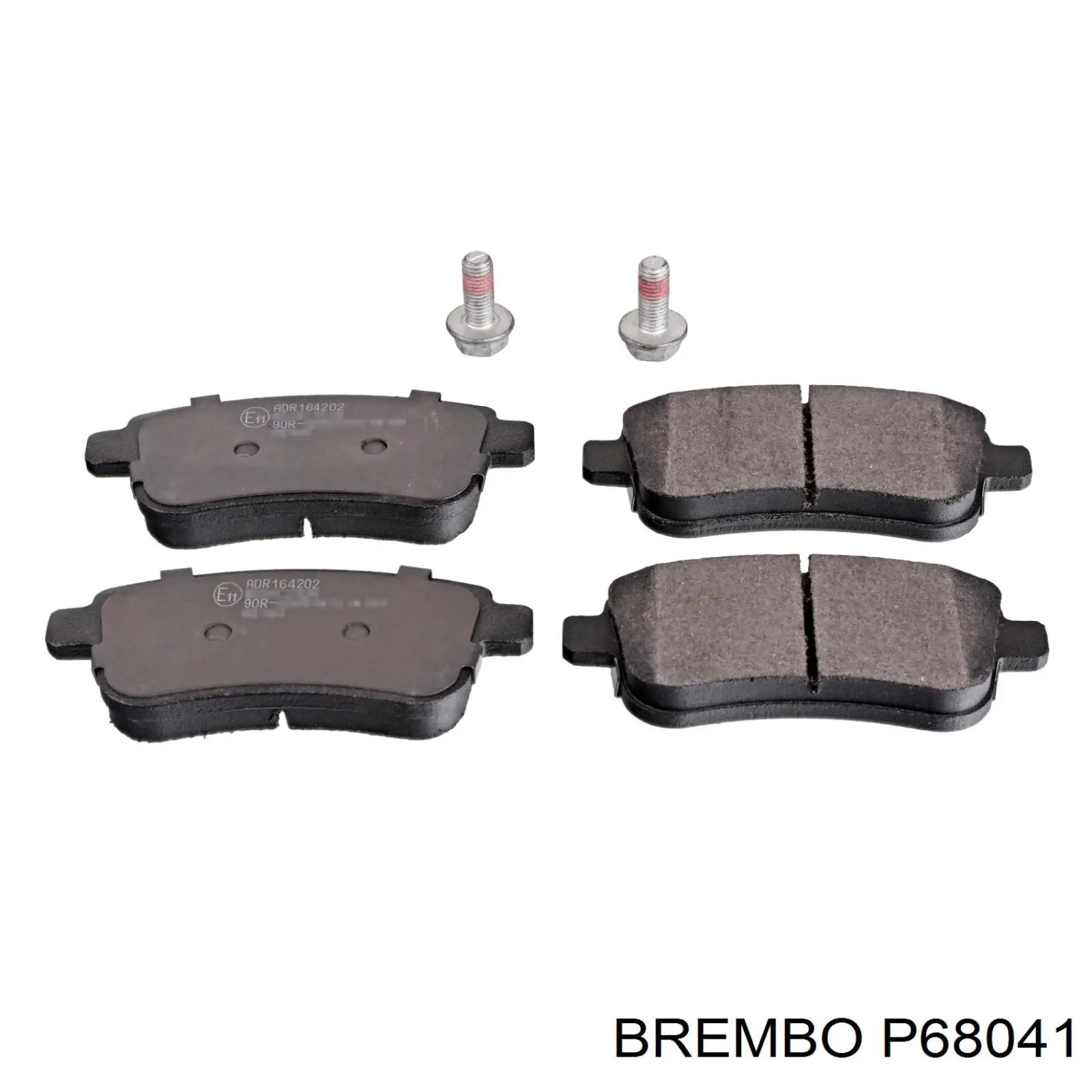 Купить P68041 Brembo Колодки тормозные задние, дисковые