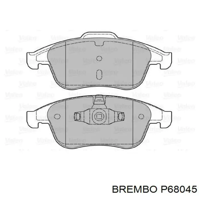 Передние тормозные колодки P68045 Brembo