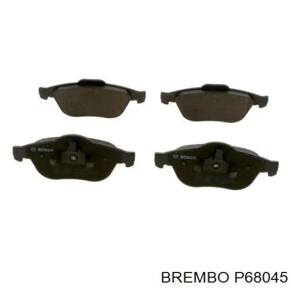 P68045 Brembo Колодки передние