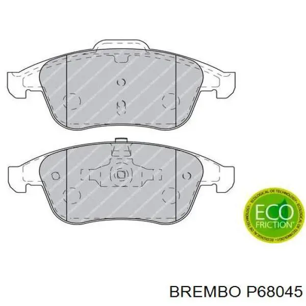 Колодки Brembo P68045 цена, от 29.36 USD