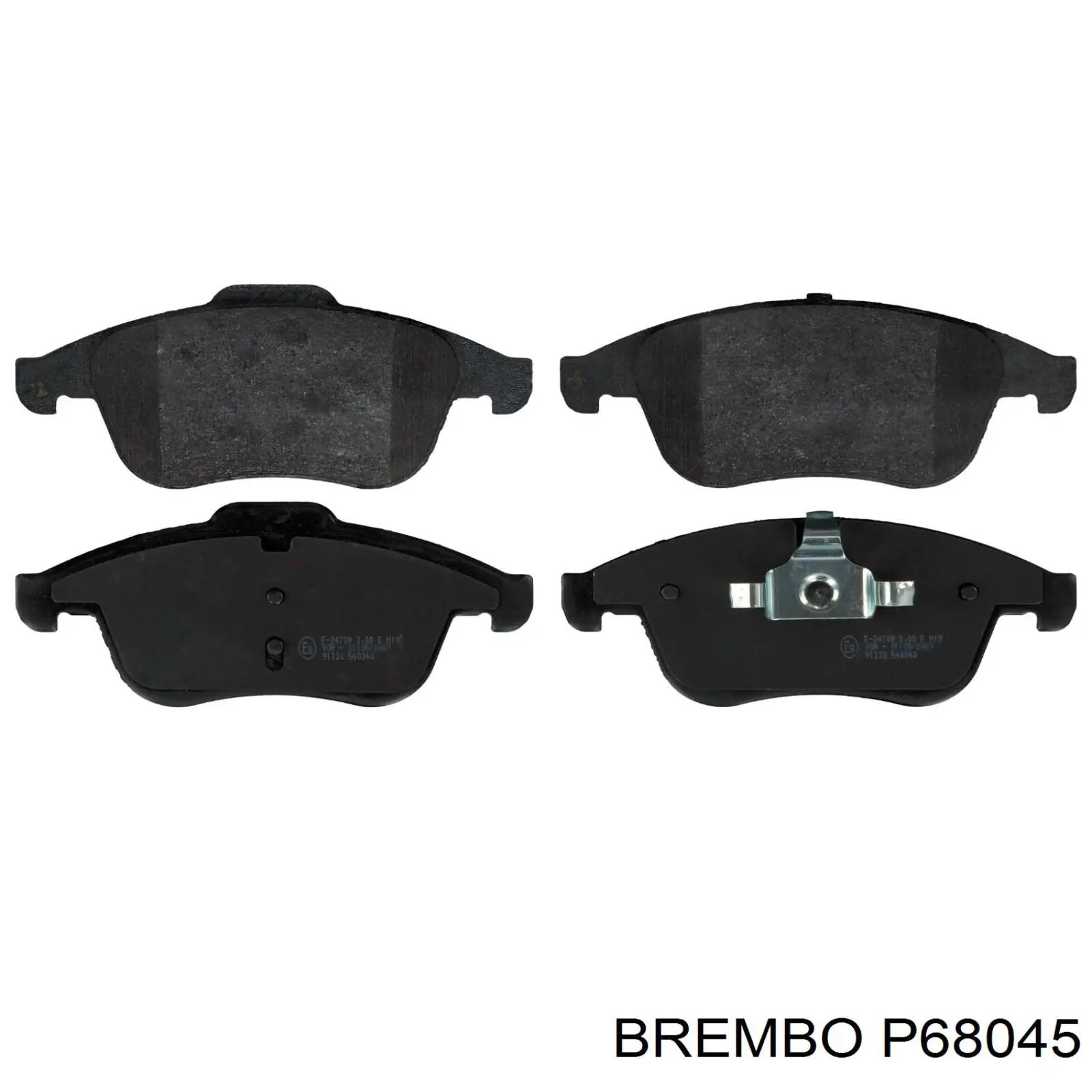 Pastillas de freno delanteras P68045 Brembo