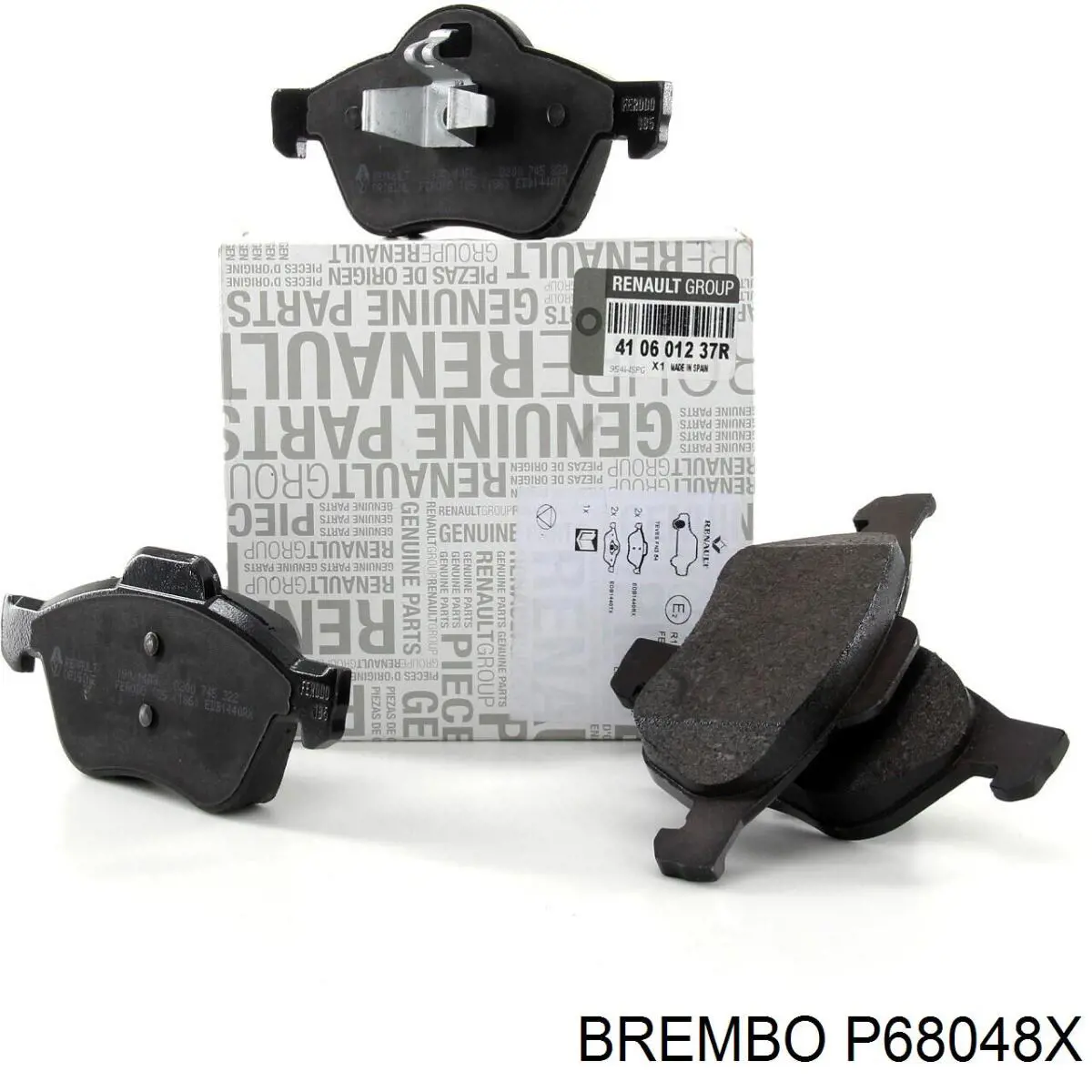 Передние тормозные колодки P68048X Brembo