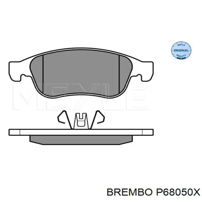 Купить P68050X Brembo Колодки тормозные