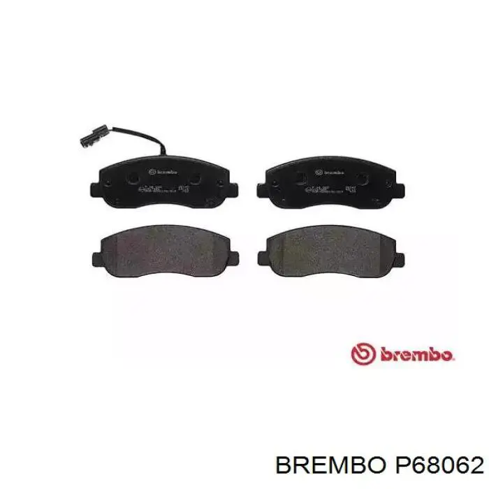 Передние тормозные колодки P68062 Brembo