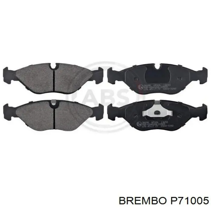 P71005 Brembo Колодки передние