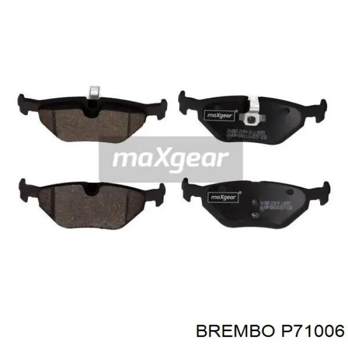 Задние тормозные колодки P71006 Brembo