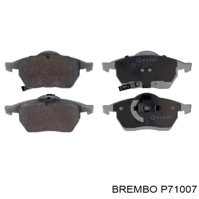 Pastillas de freno delanteras P71007 Brembo