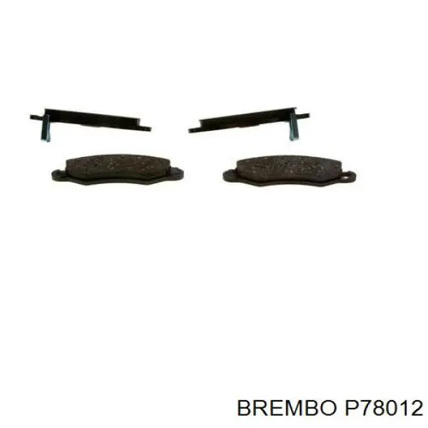 Передние тормозные колодки P78012 Brembo