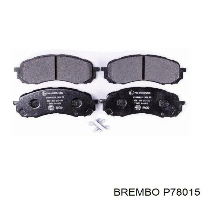 Купить P78015 Brembo Колодки тормозные