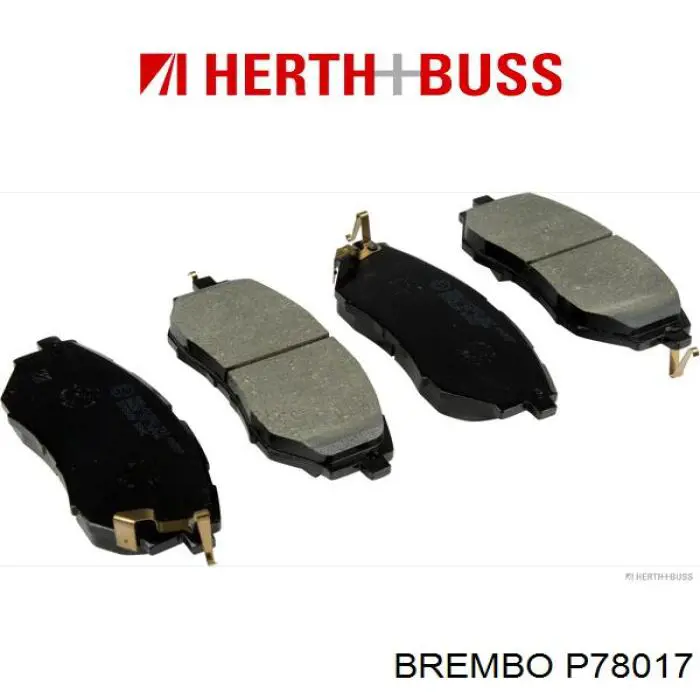 Тормозные колодки Brembo P78017