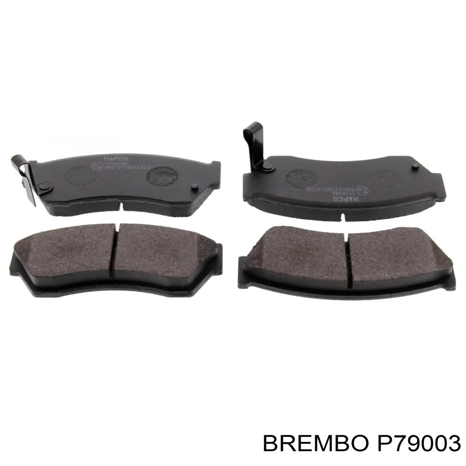 Pastillas de freno delanteras P79003 Brembo