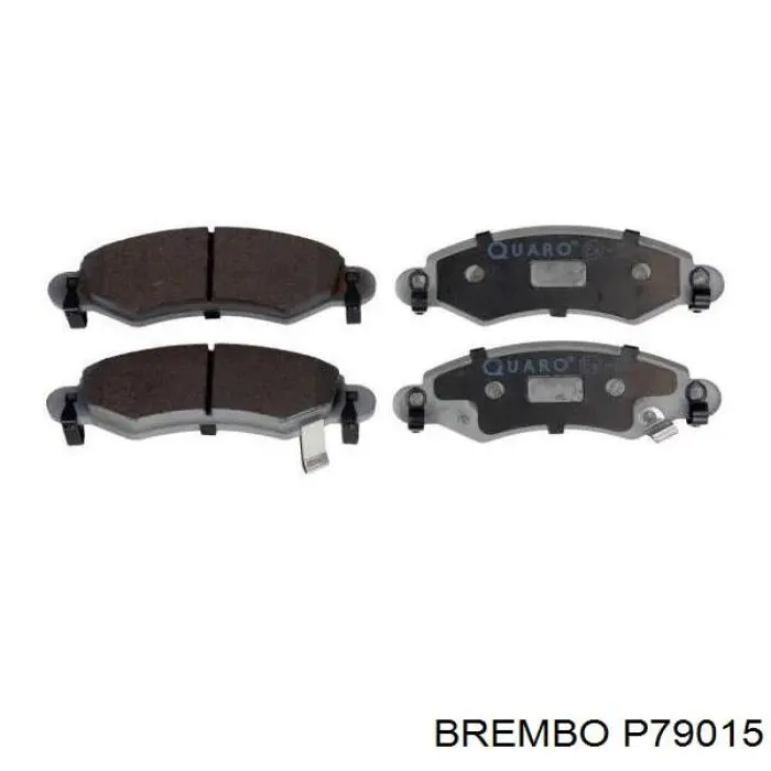 P79015 Brembo колодки тормозные передние дисковые