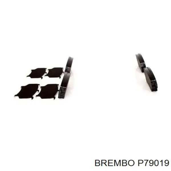 P79019 Brembo Колодки передние